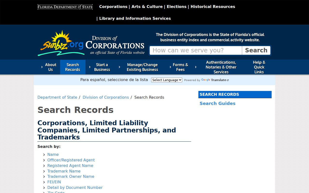 Oakland Park residents directory Florida business search